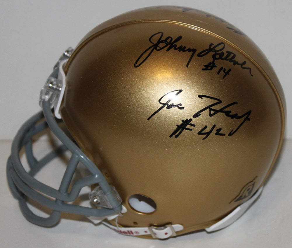 1953 Notre Dame Fighting Irish Signed Mini Helmet